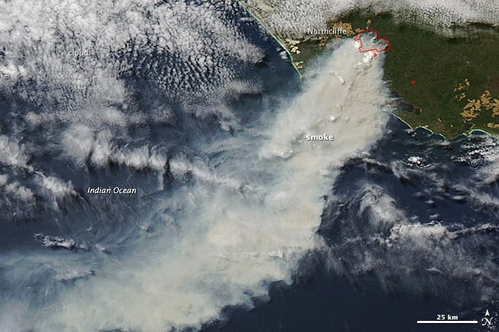 Bushfires in Western Australia