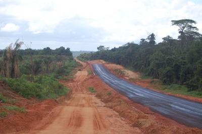 Road through Brazilian Amazon