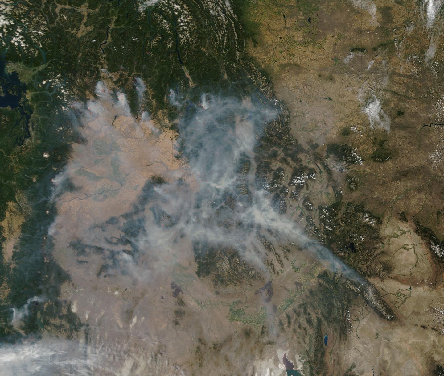 Fires, Smoke in Idaho, Washington, Oregon -- | EurekAlert!