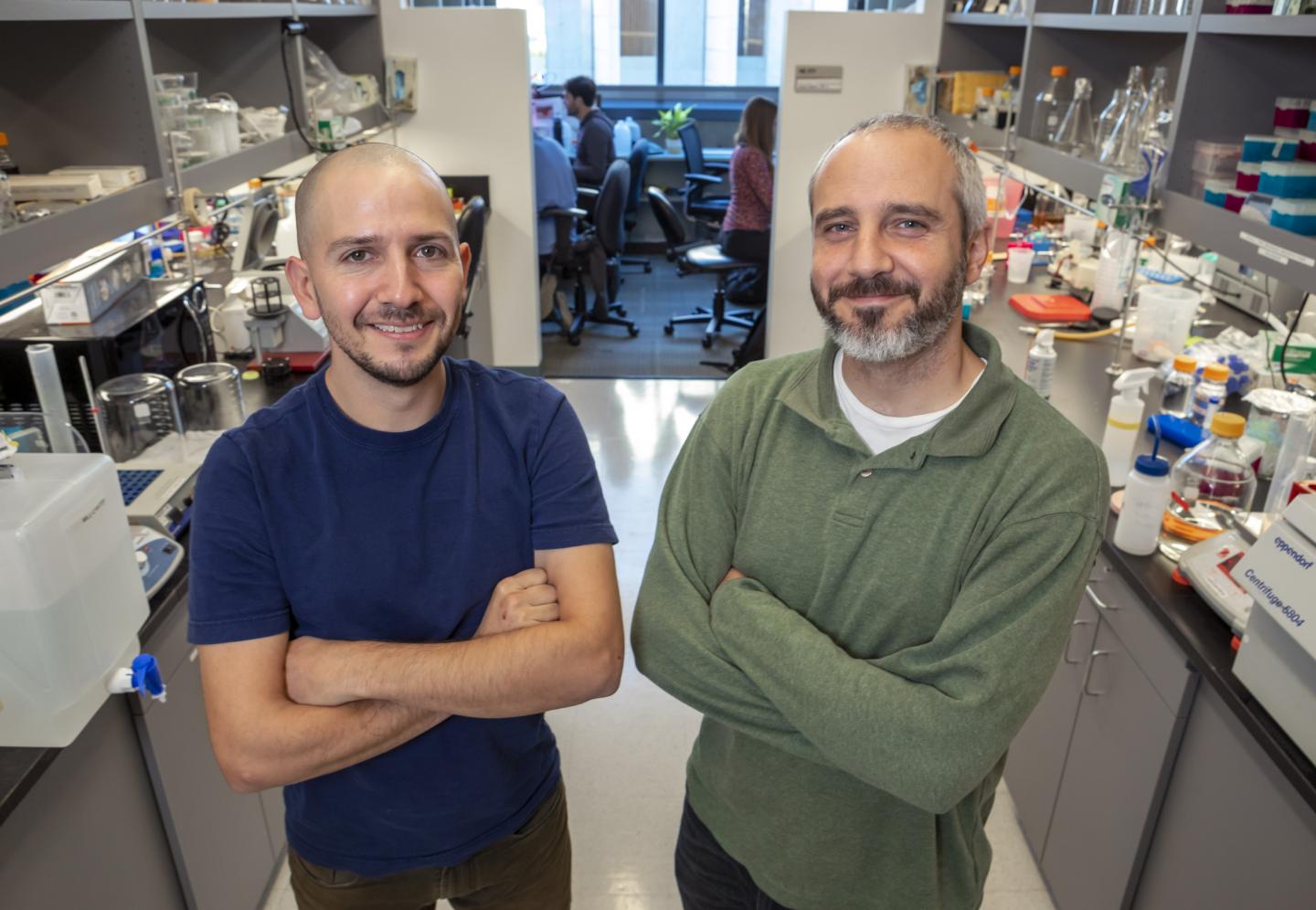 Gabriel Lander and Andres Hernandez de la Peña, Scripps Research Institute