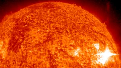 A Solar Flare Erupted on the Far Side of the Sun on June 4, 2011
