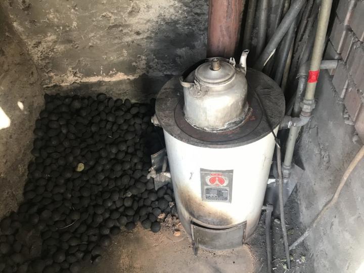 A Coal Burning Stove in Rural China