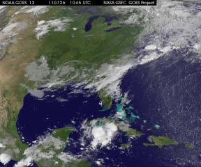 GOES-13 Satellite Animation Shows Birth of Tropical Storm Don