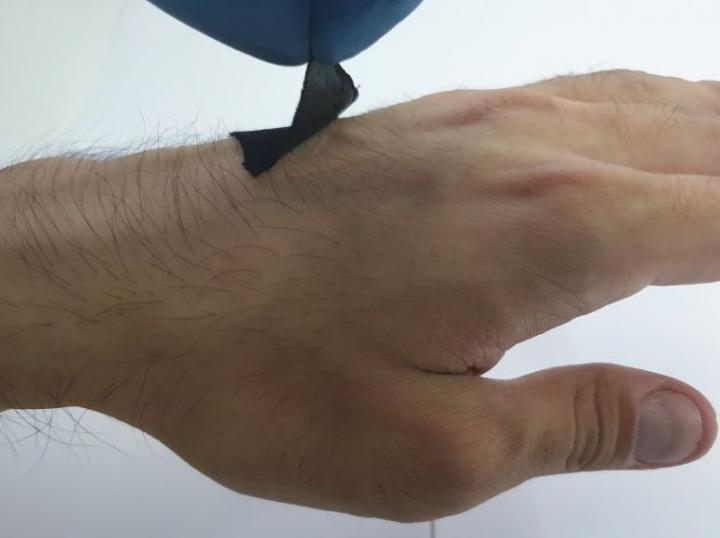 Octopus-Inspired Wearable Sensor