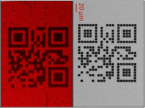 QR-Code on Perovskite