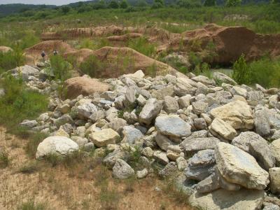 Canyon Lake Gorge Boulders and Streamlined Islands