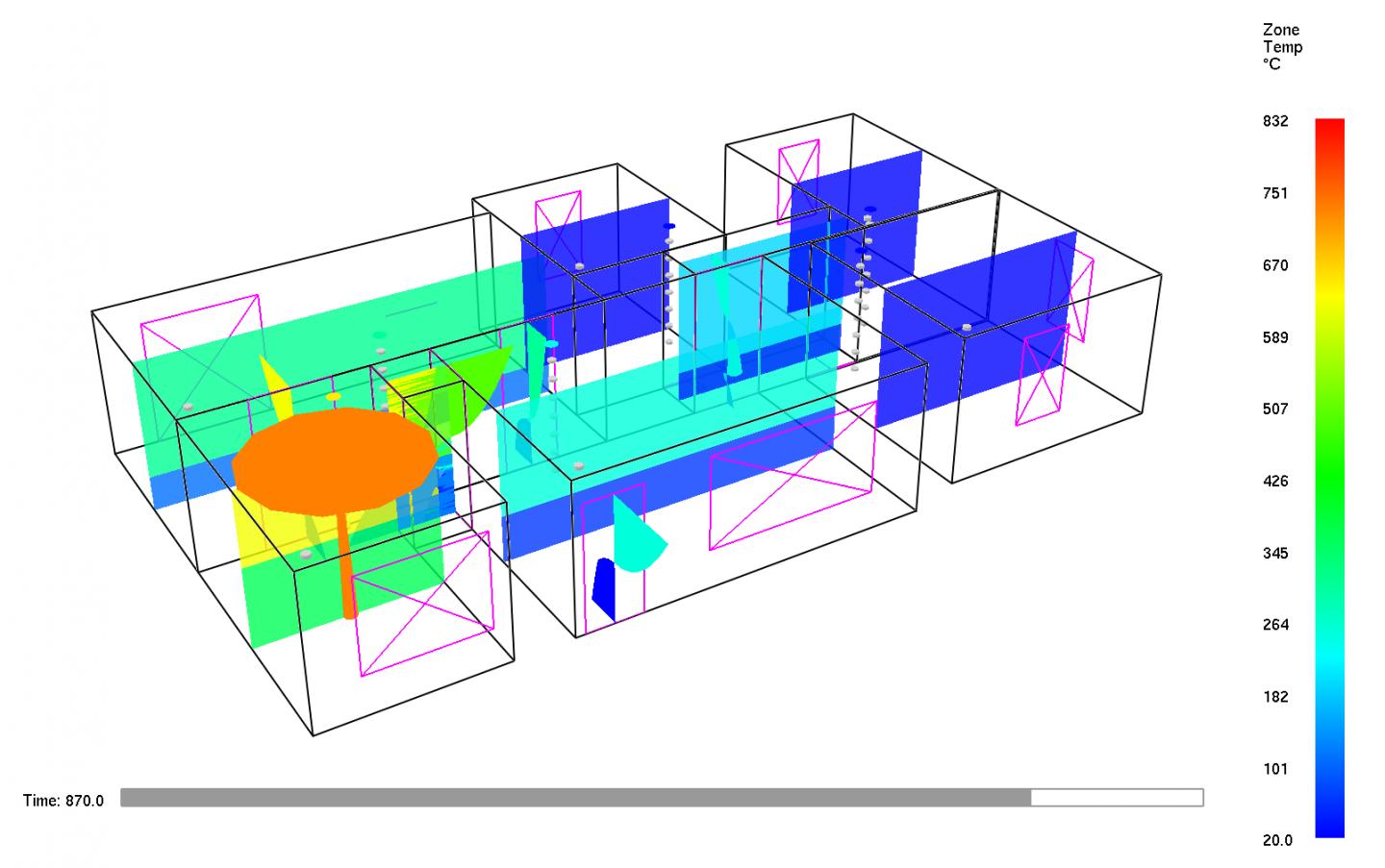 Building Fire Simulation