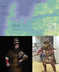 Analysis of Greek prehistoric combat in full body armour based on physiological principles: A series of studies using thematic analysis, human experiments, and numerical simulations