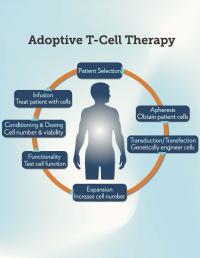 Diagram Illustrating the Steps of Adoptive Cell Transfer