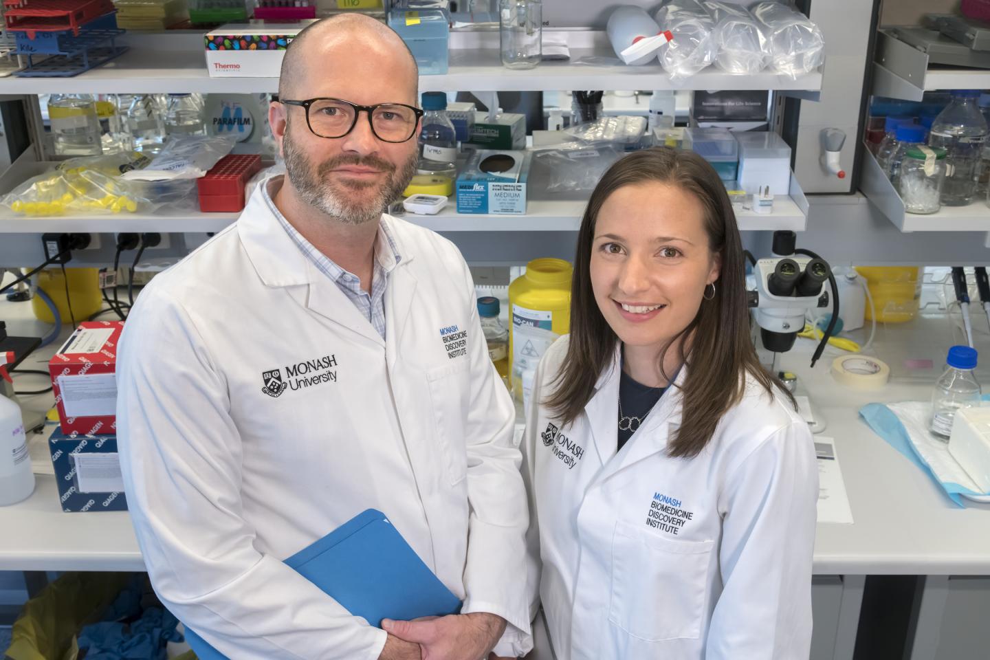 Ben Kile and Dr Kate McArthur, Monash University