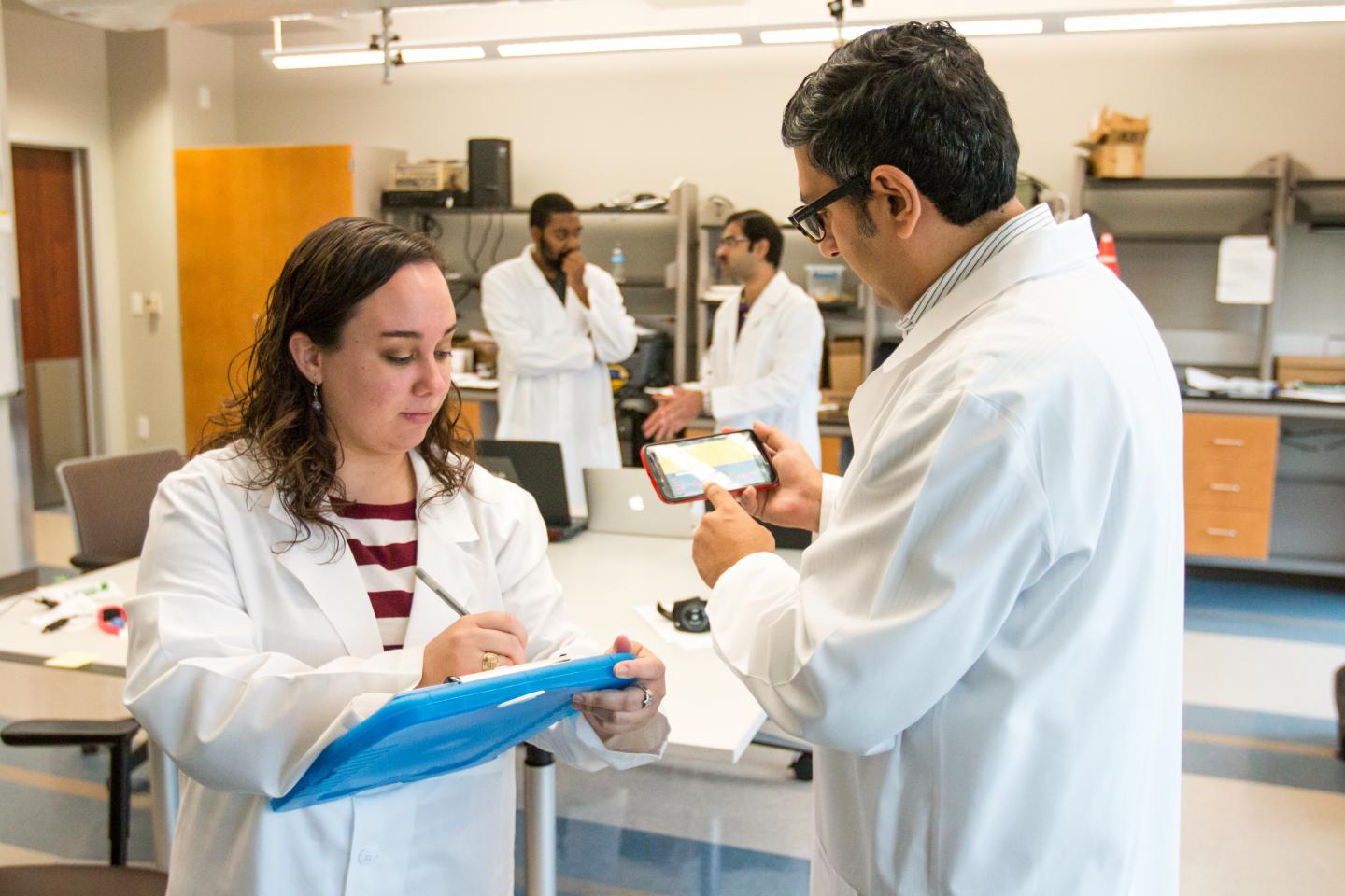 Researchers in Built Environment Lab