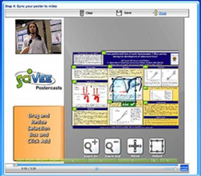 Postercast Screen Image on SciVee