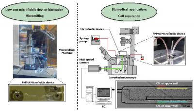 Microfluidic Devices Fabricated by a Micromilling Technique
