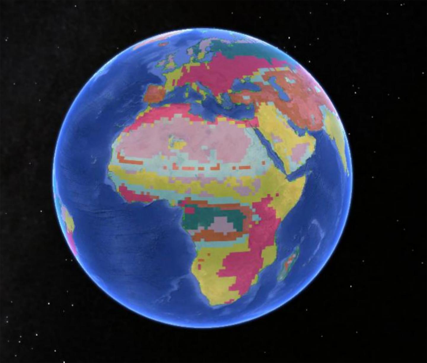 Climate regions in the world