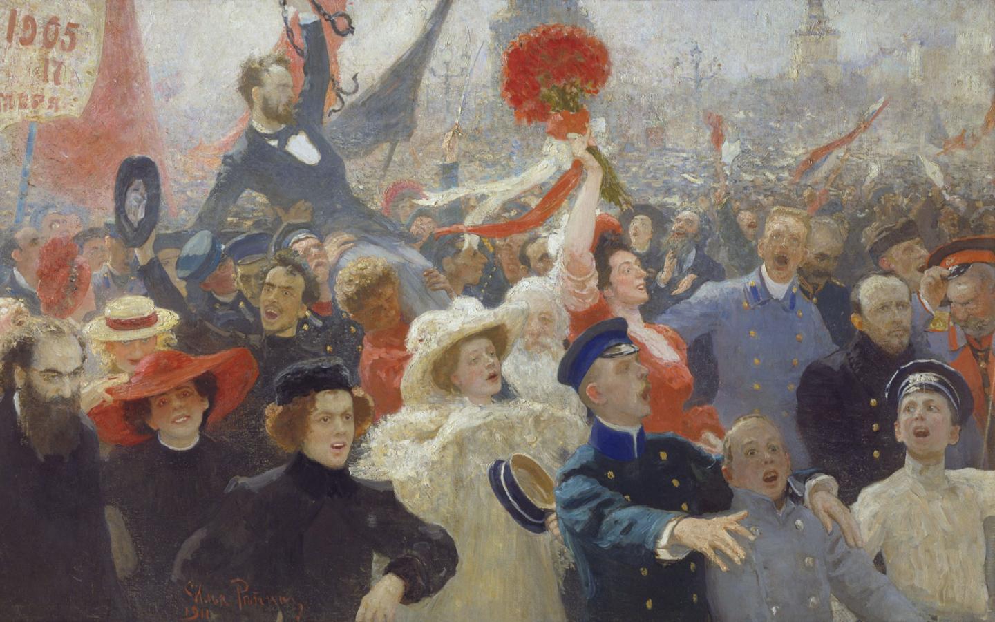 Ilya Repin, '17 October 1905'