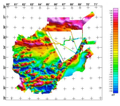 Magnetic Anomaly Map