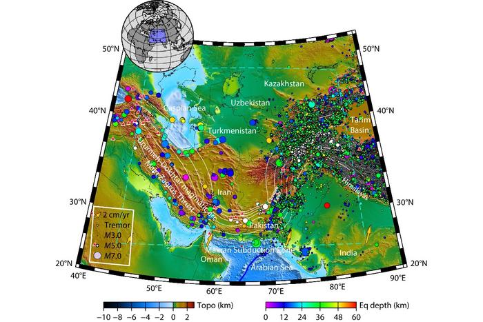 3-D Model of the Makran Subduction Zone