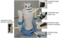 Locations of Smart Rubber Sensors in RIBA-II