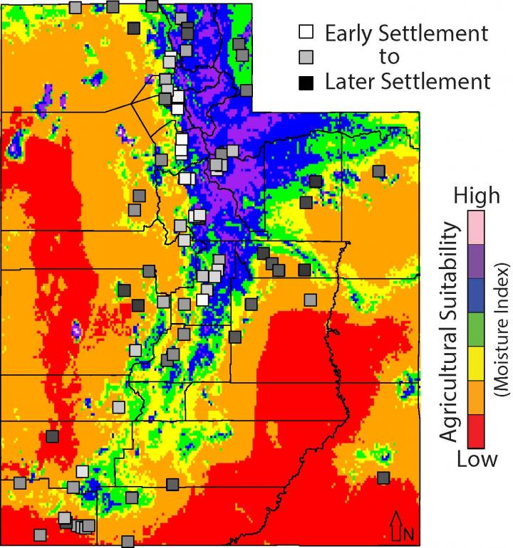 Early Euro-American Settler Distribution