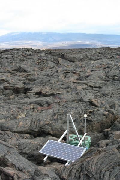 1 of 16 seismic stations deployed throughout Isla Isabela, Galápagos