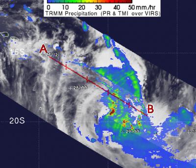TRMM Catches Nisha's Rainfall from Space