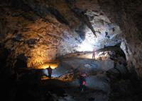 Tausoare Cave in the East Carpathians, Romania