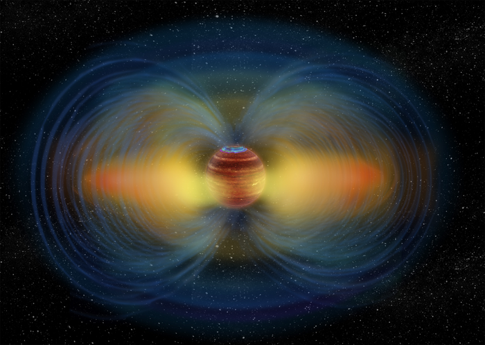 Illustration of radiation belts