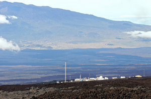 Mauna Loa Observatory on Mauna Loa, on the island of Hawaii.