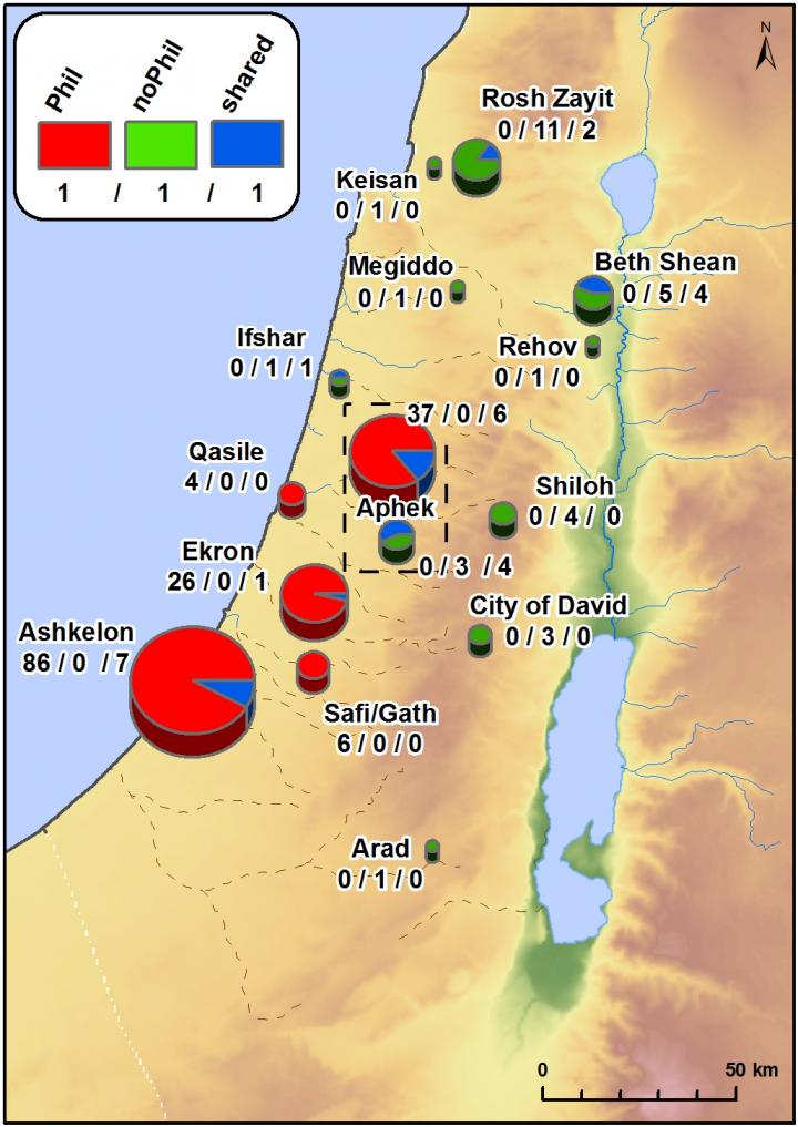 philistines map