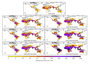 Projections for 'dangerous' heat stress