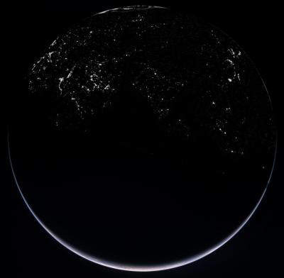 OSIRIS View of Earth by Night