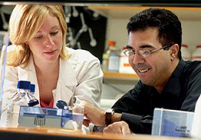 Tarek Fahmy and Erin Steenblock