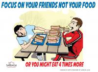 Focus on Your Friends, Not Your Food