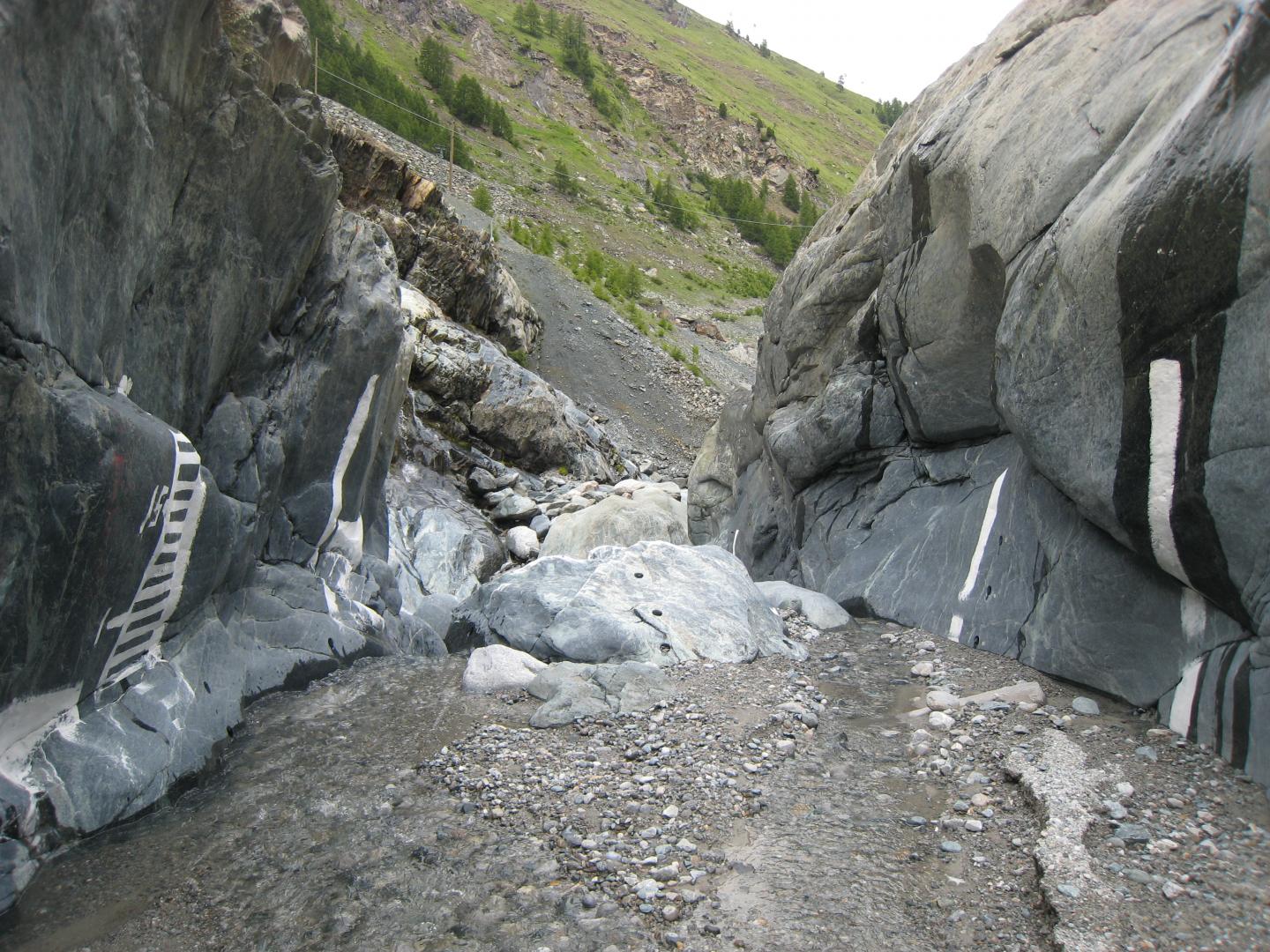 Rock Paintings in a Mountain Gorge (1 of 2)