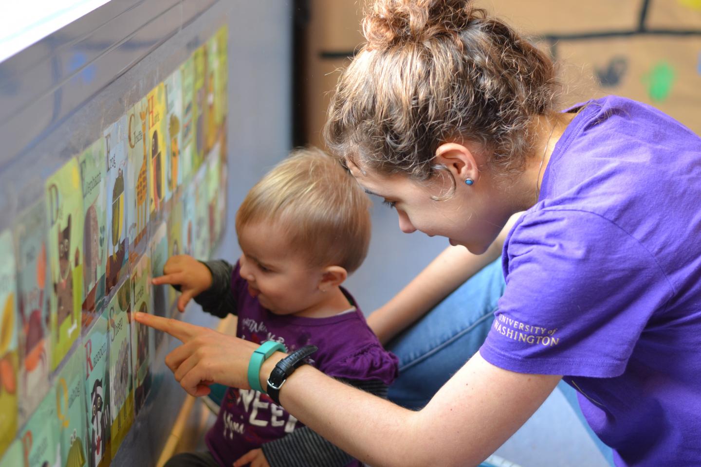 Checking Out the Alphabet Tiles
