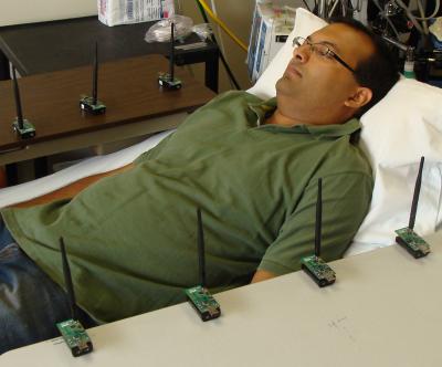 Wireless Network Monitors Breathing