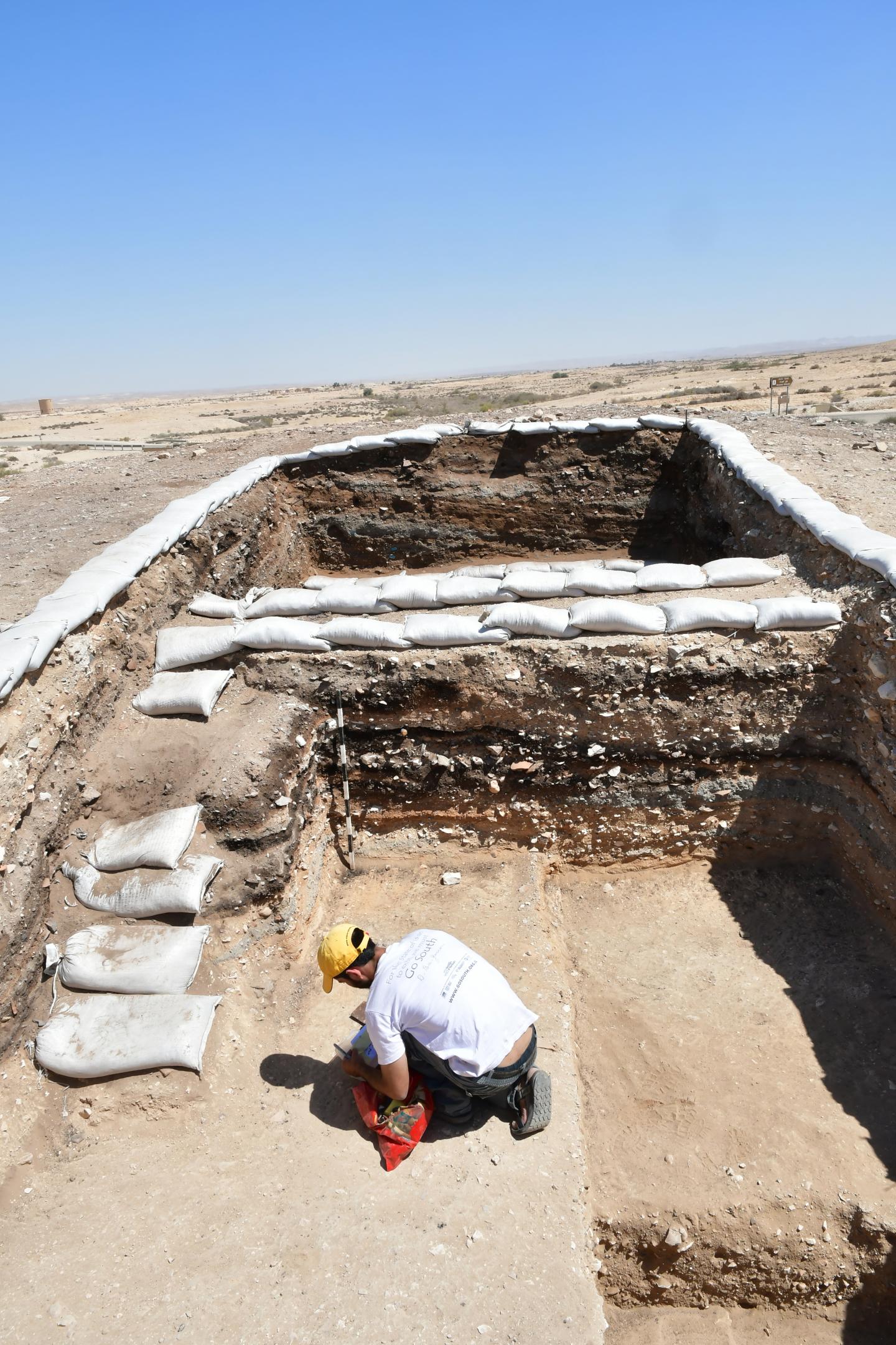 Trash Mounds Inside Nessana