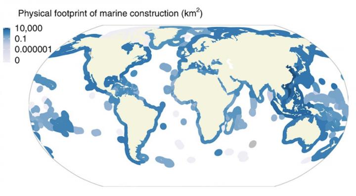 Physical Footprint of Marine Construction