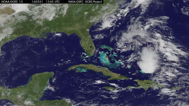 GOES-East Video of Bonnie