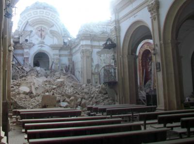 Church of Santiago de Lorca, Destroyed in the Earthquake of 2011