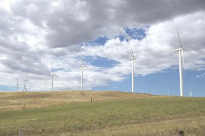 Wind Farm, Columbia River Gorge, USA