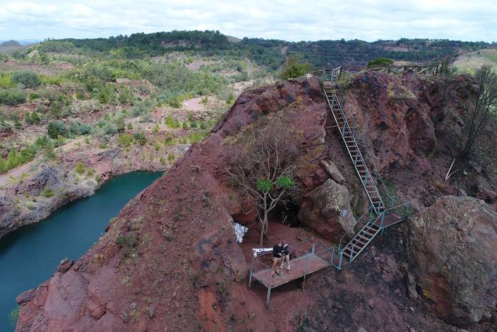 Aerial view of Lion Cavern