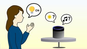 Using a voice-controlled smart speaker