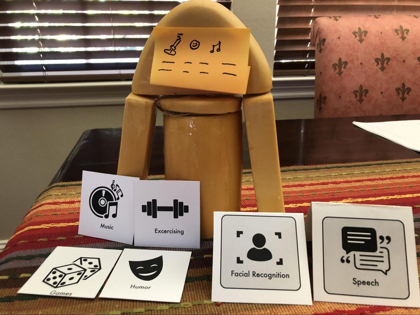 An Example of Robot Designed by Caregivers