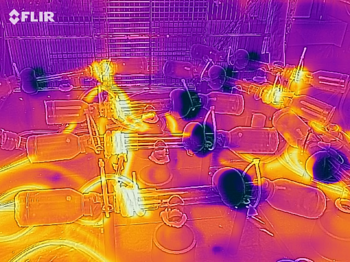Infrared test arena