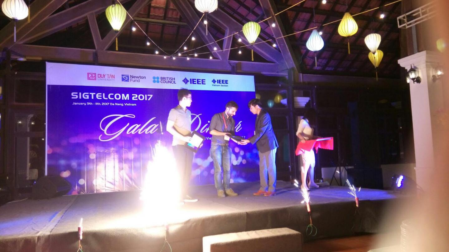 Dr. Andrea Tassi Receives 'Best Paper Award'