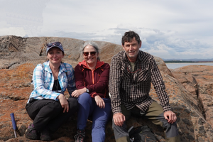 Prof Rais Latypov, Dr Catherine Annen and Dr Sofya Chistyakova (from right to left)