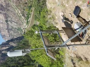 Rain gauge in Glenwood Canyon, Colorado