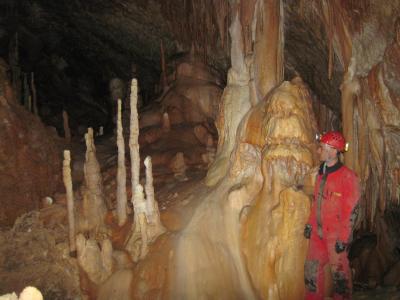 Ascunsa Cave in the South Carpathians, Romania