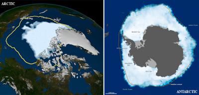 September 2012 Witnessed 2 Opposite Records Concerning Sea Ice